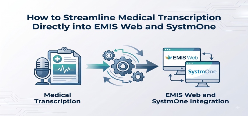 How to Streamline Medical Transcription Directly into EMIS Web and SystmOne
